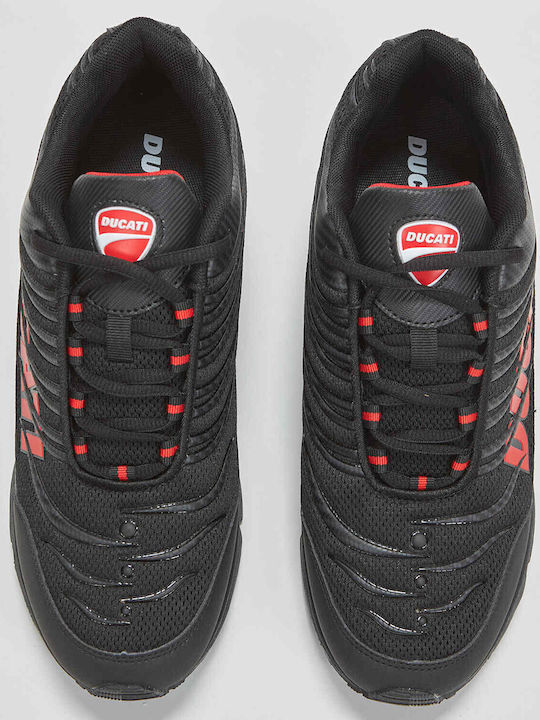 Throttle Men's Black Sneakers