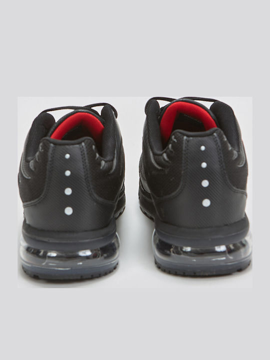 Throttle Men's Black Sneakers