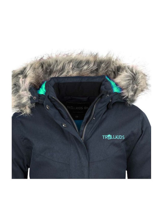 Wasserdicht Kinder Freizeitjacke Winddicht Marineblau