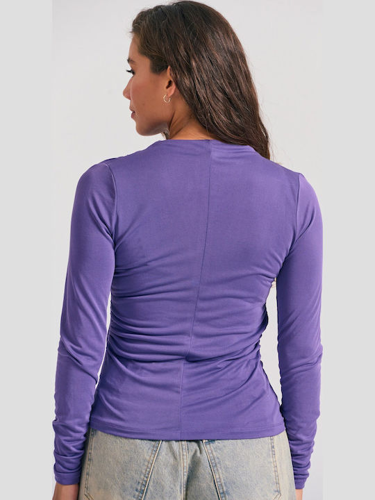Damen Bluse Lila