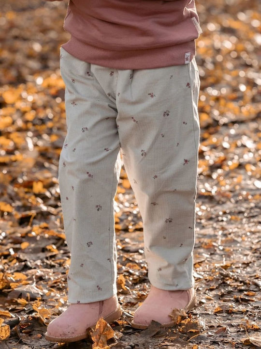 Kids Corduroy Trousers Fairy Green
