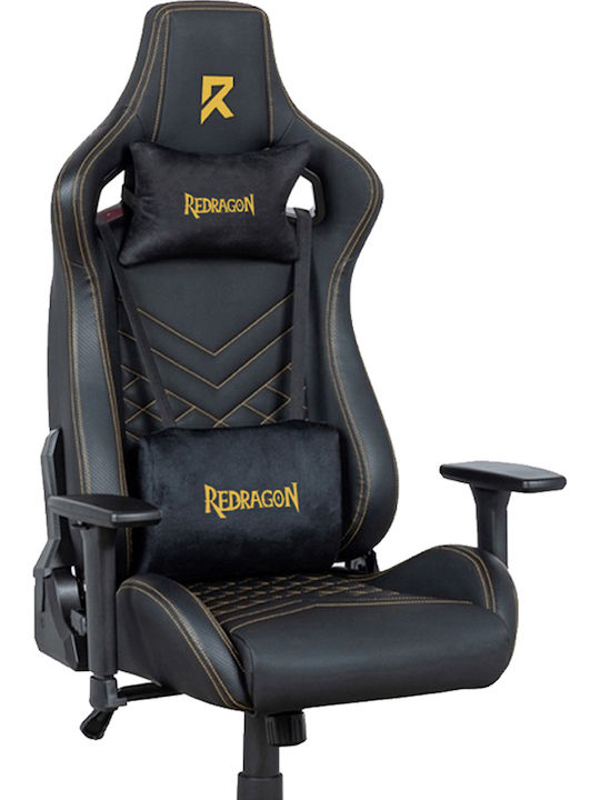 Redragon C329 Καρέκλα Gaming Δερματίνης με Ρυθμιζόμενα Μπράτσα Μαύρη