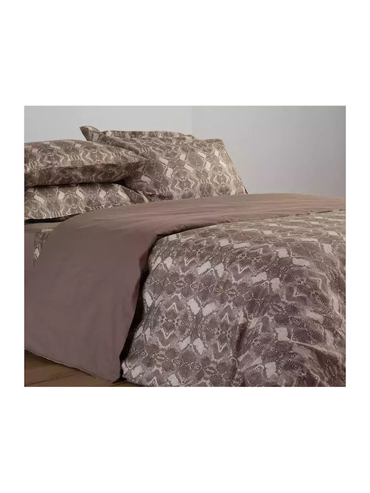 Nef-Nef Homeware Viper Σετ Σεντόνια Υπέρδιπλα 240x270εκ. Beige (4τμχ)