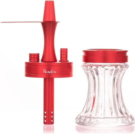 Aladin Ναργιλές Μονός Red 23cm