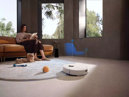 Dreame D20 Ultra EUA Σκούπα Ρομπότ με Χαρτογράφηση Laser & Απορρόφηση 13000Pa Λευκή