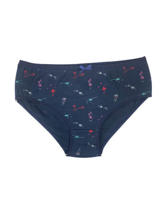 S1003 Βαμβακερά Дамско Слип Мултипак Multicolored