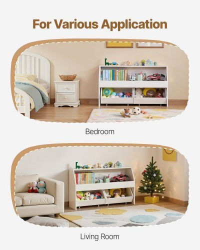 Kids Wooden Cabinet White