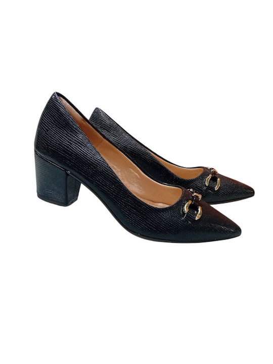Pumps mit mittelhohem Absatz Schwarz