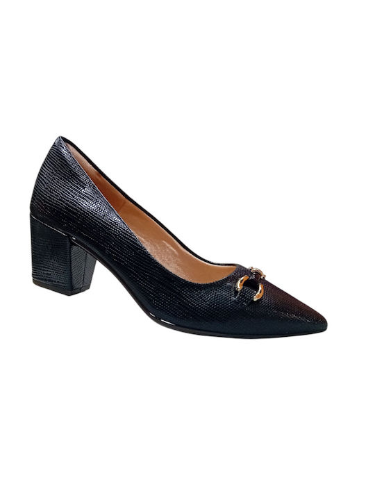 Pumps mit mittelhohem Absatz Schwarz
