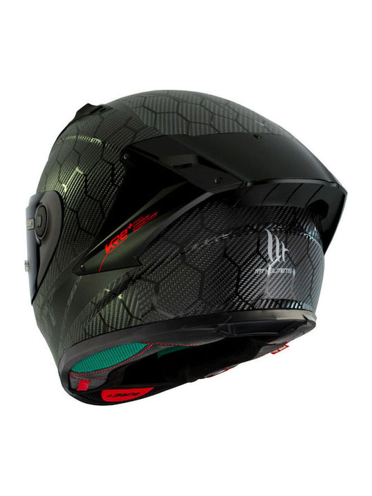 MT Kre Plus + S Full Face DOT / ECE 22.06 Solid Carbon Gloss MT Kre Plus + S Full Face DOT / ECE 22.06 Solid Carbon Gloss