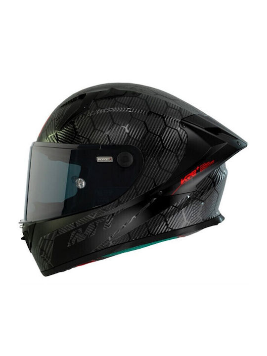 MT Kre Plus + S Solid Carbon Gloss Κράνος Μηχανής Full Face DOT / ECE 22.06