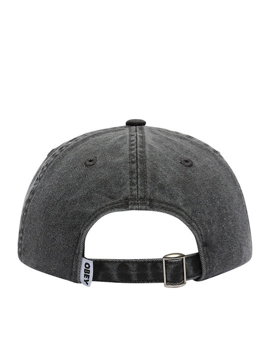 Obey Pigment Bold 6 Panel Strapback 100580418-blk Μαύρο