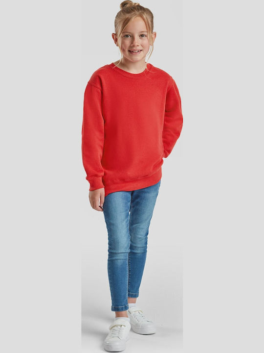 Kids Sweatshirt Red Classic