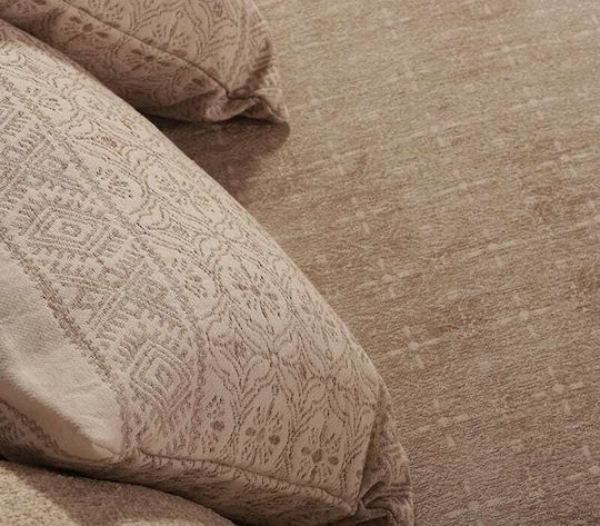 Nef-Nef Homeware Μαξιλάρι Καναπέ Jeneria από 100% Βαμβάκι Beige 40x45εκ.