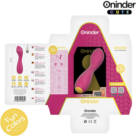 Oninder Cute Vibrator G-Spot cu Telecomandă Roz