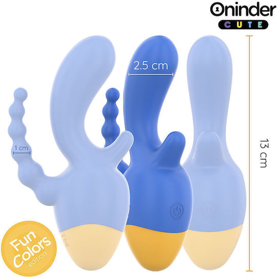 Oninder Cute Klitoris Vibrator mit Fernbedienung Blau