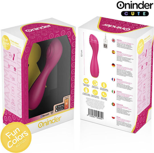 Oninder Cute Vibrator G-Spot cu Telecomandă Roz