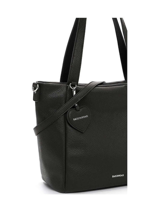 Γυναικεία Τσάντα Shopper Ώμου Μαύρη