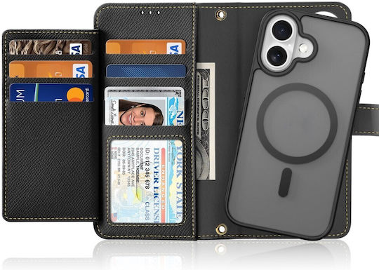 Dux Ducis Lawa Series Brieftasche Kunststoff Schwarz (iPhone 17)