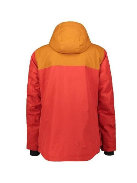 Colour Wear I-000050-27 Ανδρικό Μπουφάν για Σκι & Snowboard Κόκκινο