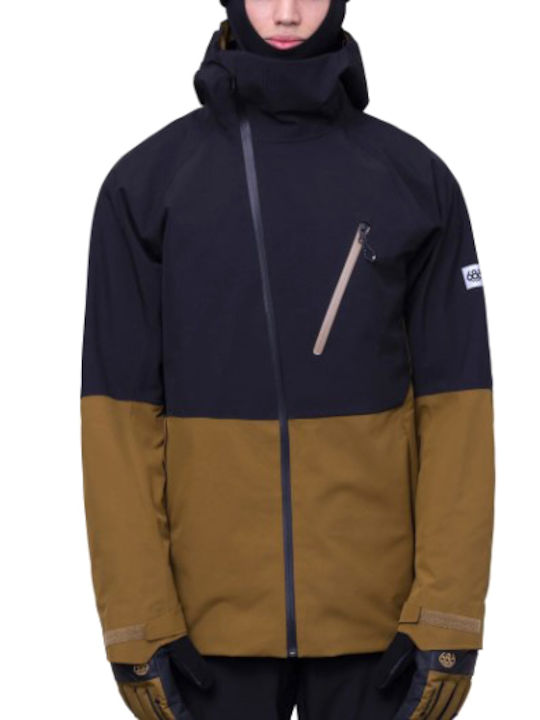 686 I-004399-298 Ανδρικό Μπουφάν για Σκι & Snowboard Πολύχρωμο