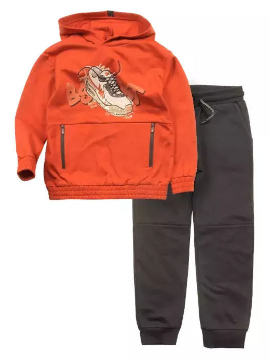 Kids Sweatpants Set Mandarin 2pcs
