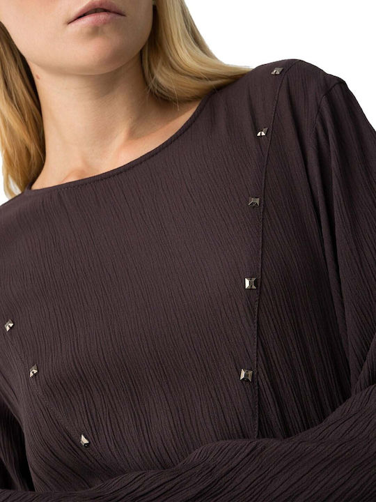 Mini Evening Dress Brown