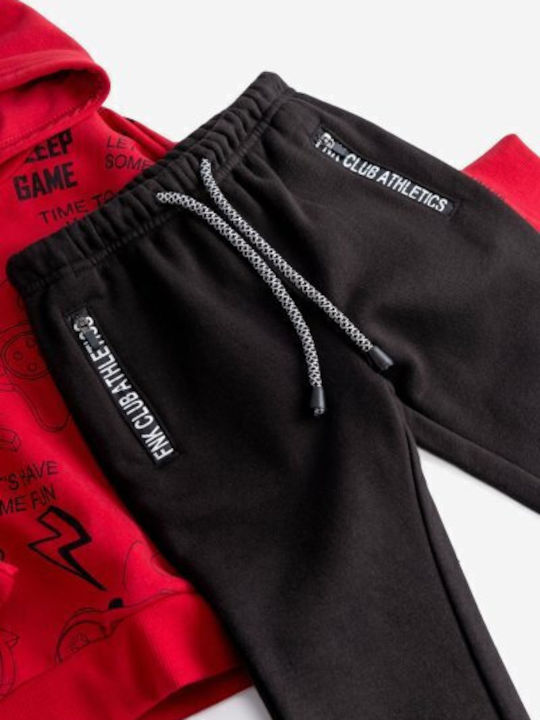 Kinder Sweatpants Set - Jogginganzug Rot 2Stück