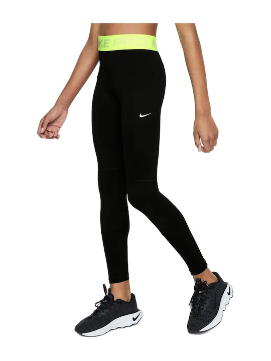 Kids Legging Sports Long Dri-Fit Black Pro