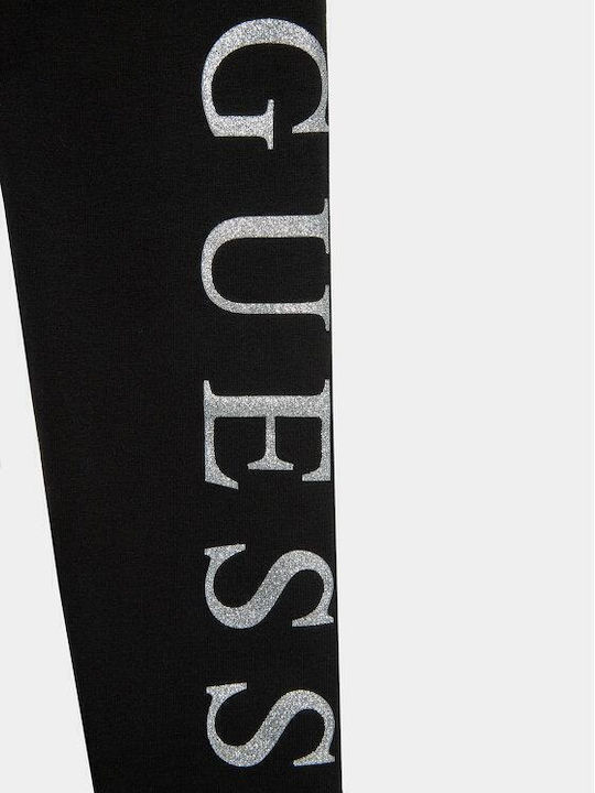 Kids Long Leggings Top Black