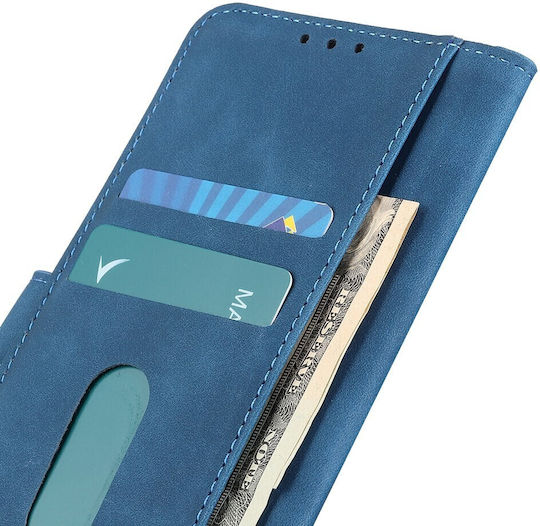 Khazneh Brieftasche Leder Blau (OnePlus Nord 5)
