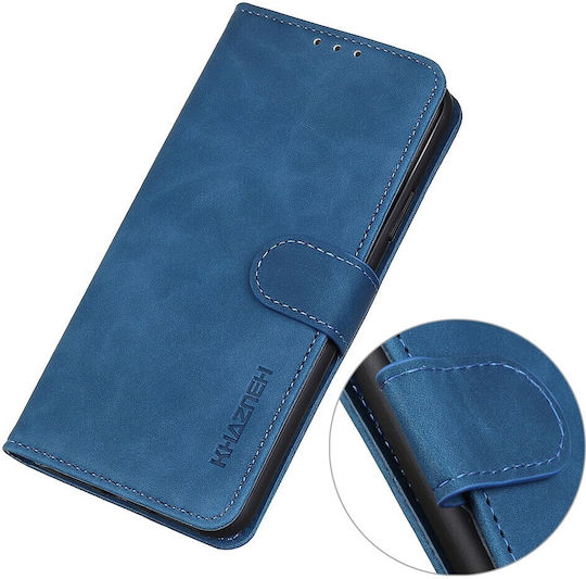 Khazneh Brieftasche Leder Blau (OnePlus Nord 5)