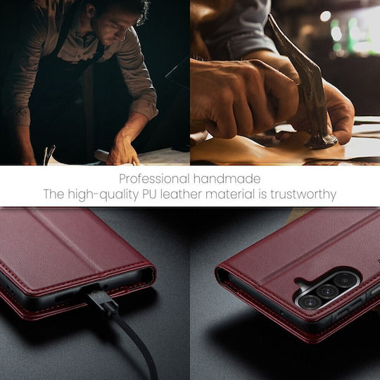 Caseme 023 Luminus Wallet Burgundy (Galaxy A17)
