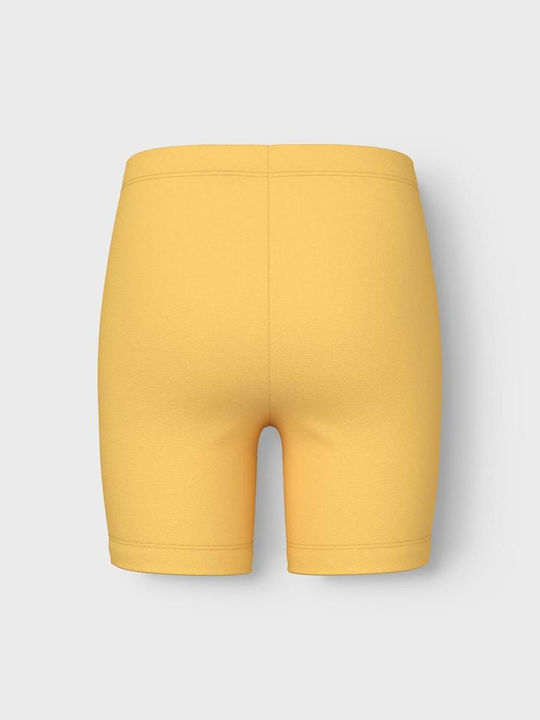 Kinder Leggings Radfahren Kurz yellow