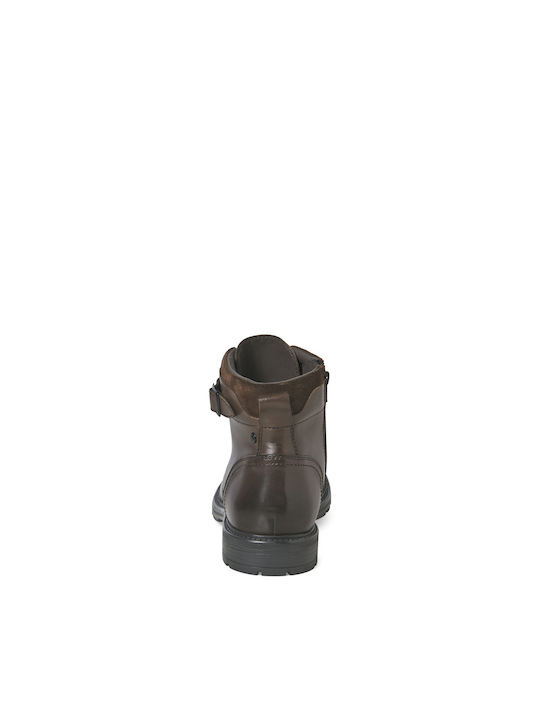 Leather Brown Men's Boots
