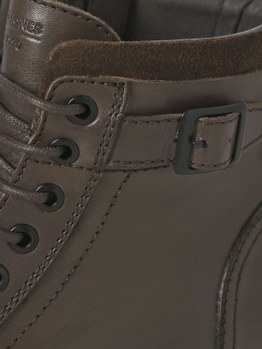 Leather Brown Men's Boots
