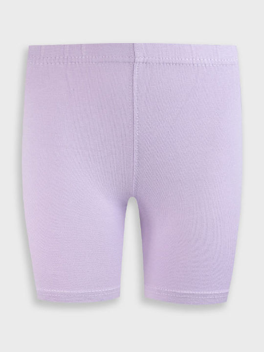 Kids Legging Cycling Short Lilac