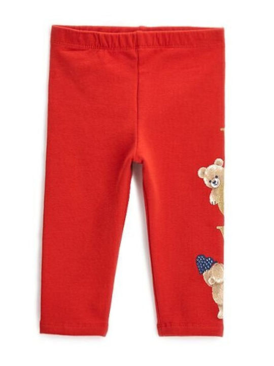 Kinder Leggings Lang Rot