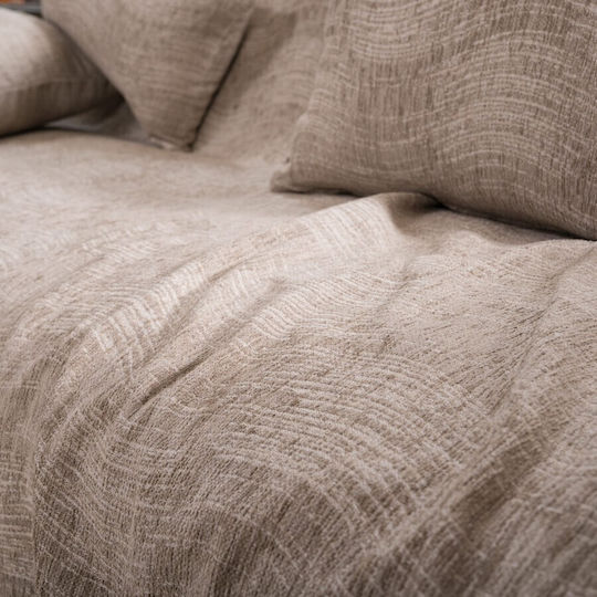 Teoran Midland Ριχτάρι Πολυθρόνας Chenille 180x150εκ. 02 52017539