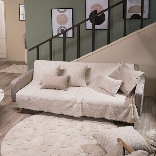 Teoran Cleveland Ριχτάρι Πολυθρόνας Chenille 180x150εκ. 01