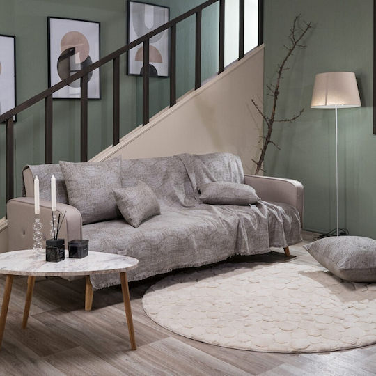 Teoran Midland Zweisitzer-Sofa Überwurf Chenille 180x250cm