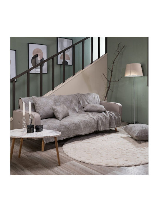 Teoran Midland Viersitzer-Sofa Überwurf Chenille 180x350cm