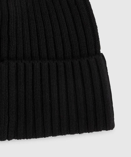 Beanie Männer Beanie Gestrickt in Schwarz Farbe
