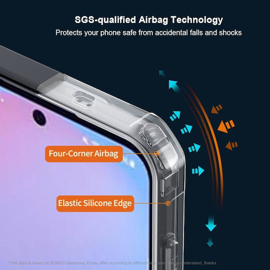 Xundd Back Cover Plastic Transparent (Galaxy S25 FE)