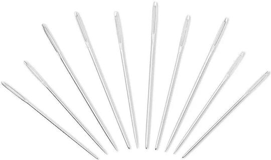 Set 10 Embroidery Needles Various Lengths Compact Case Prym Love