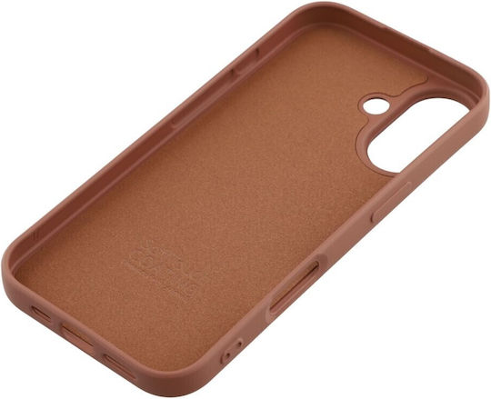 X-Level Umschlag Rückseite Silikon Braun (iPhone 17)