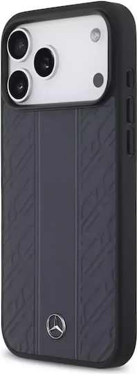 Mercedes-Benz Back Cover Δερμάτινο / Πλαστικό / Σιλικόνης Μπλε (iPhone 17 Pro Max)