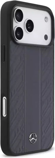 Mercedes-Benz Back Cover Δερμάτινο / Πλαστικό / Σιλικόνης Μπλε (iPhone 17 Pro Max)
