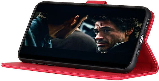 Khazneh Brieftasche Leder Rot (OnePlus Nord 5)