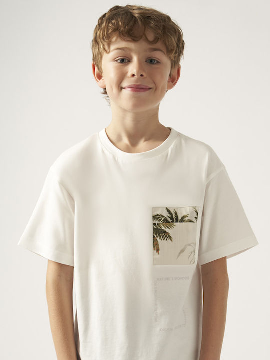 Kinder-T-Shirt Beige